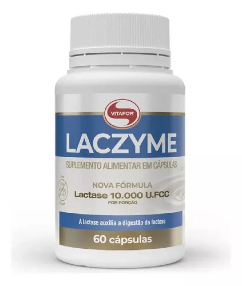 ENZIMA LACTASE 60 CAPSULAS LACZYME - VITAFOR