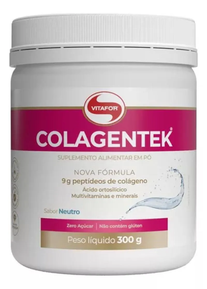 COLAGENO HIDROLISADO COLAGENTEK 300G VITAFOR SABOR NEUTRO7898665431948