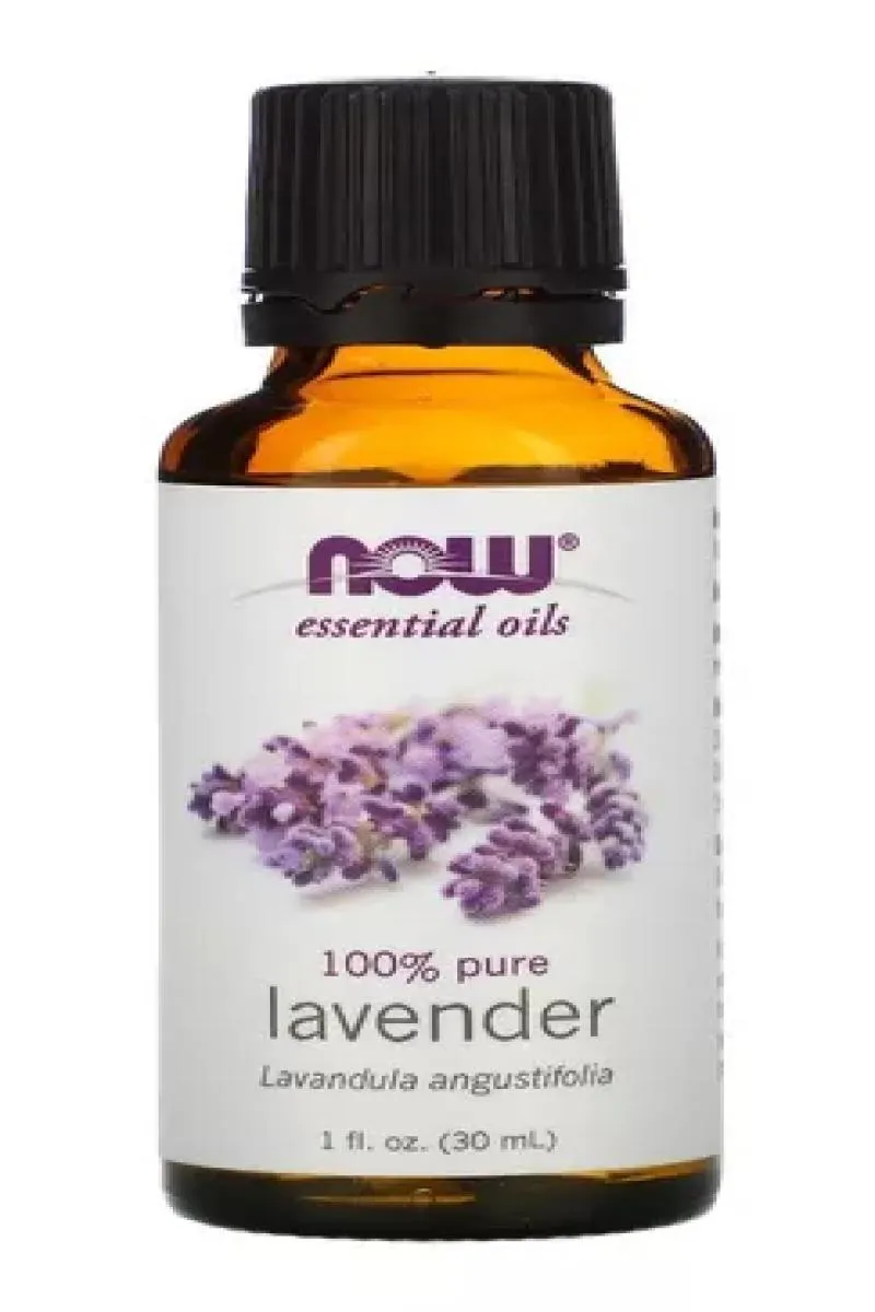 OLEO ESSENCIAL LAVANDA 30ML 100% PURA NOW FOODS IMPORTADO