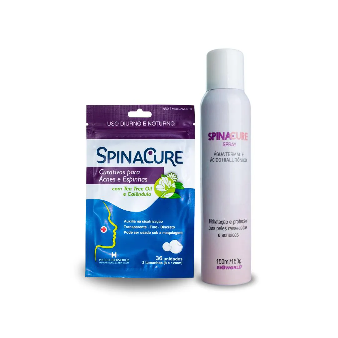 KIT SPINACURE CURATIVO 36 UN. + SPINACURE SPRAY 150ML