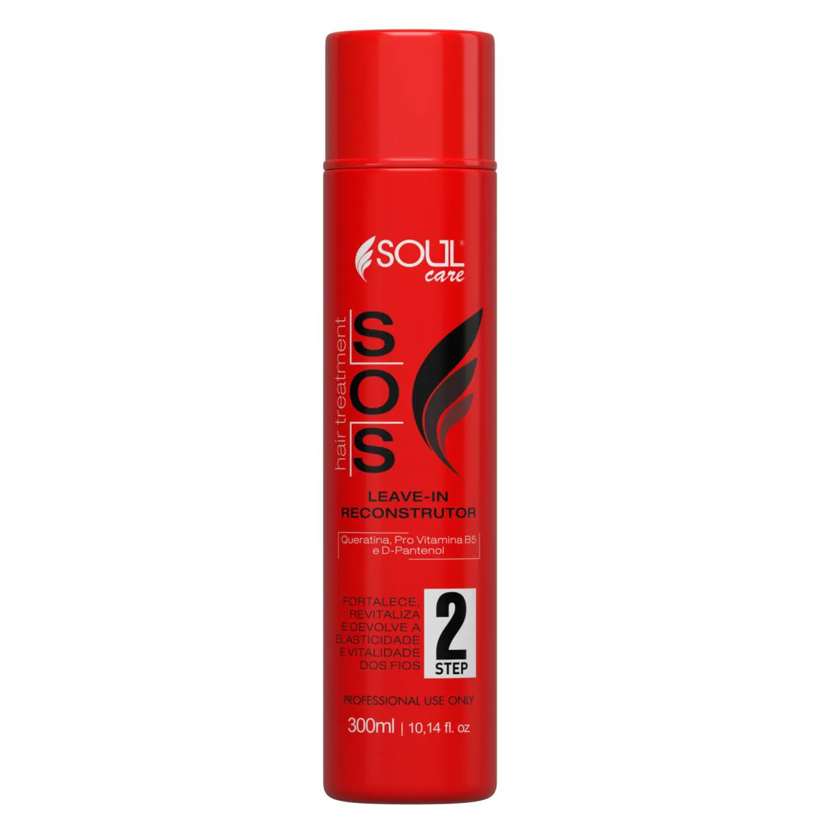 RECONSTRUTOR PROFISSIONAL SOS QUERATINA CAUTERIZAçãO 300 G SOUL CARE CRONOGRAMA CAPILAR