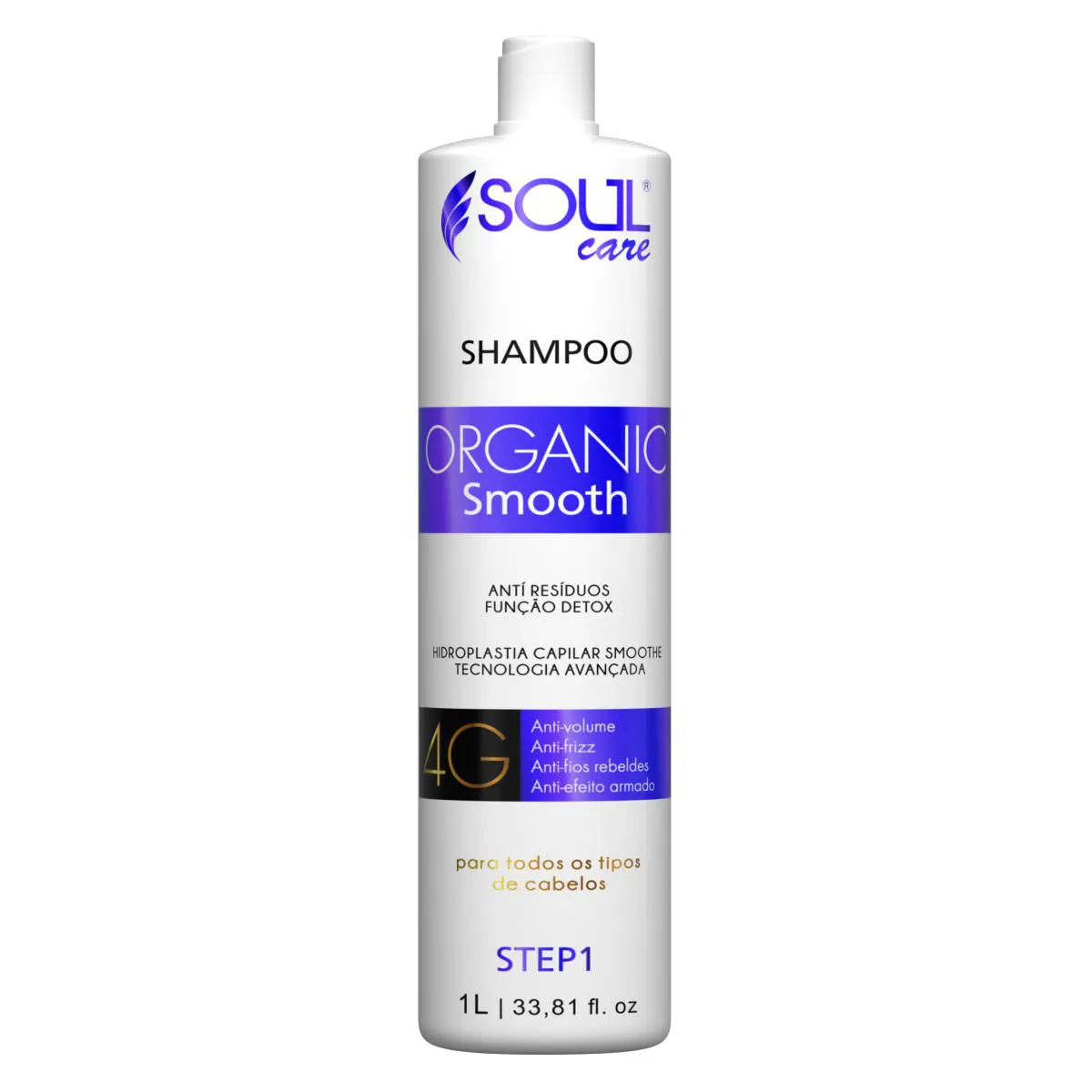 SHAMPOO ANTI RESIDUO ORGANICA SOUL CARE 1 LITRO