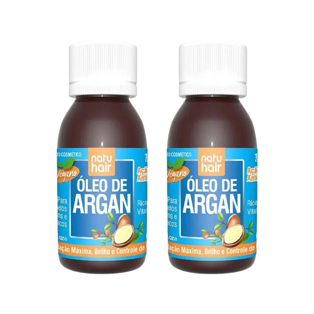 OLEO CAPILAR NATUHAIR 60ML ARGAN - KIT C/ 2UN