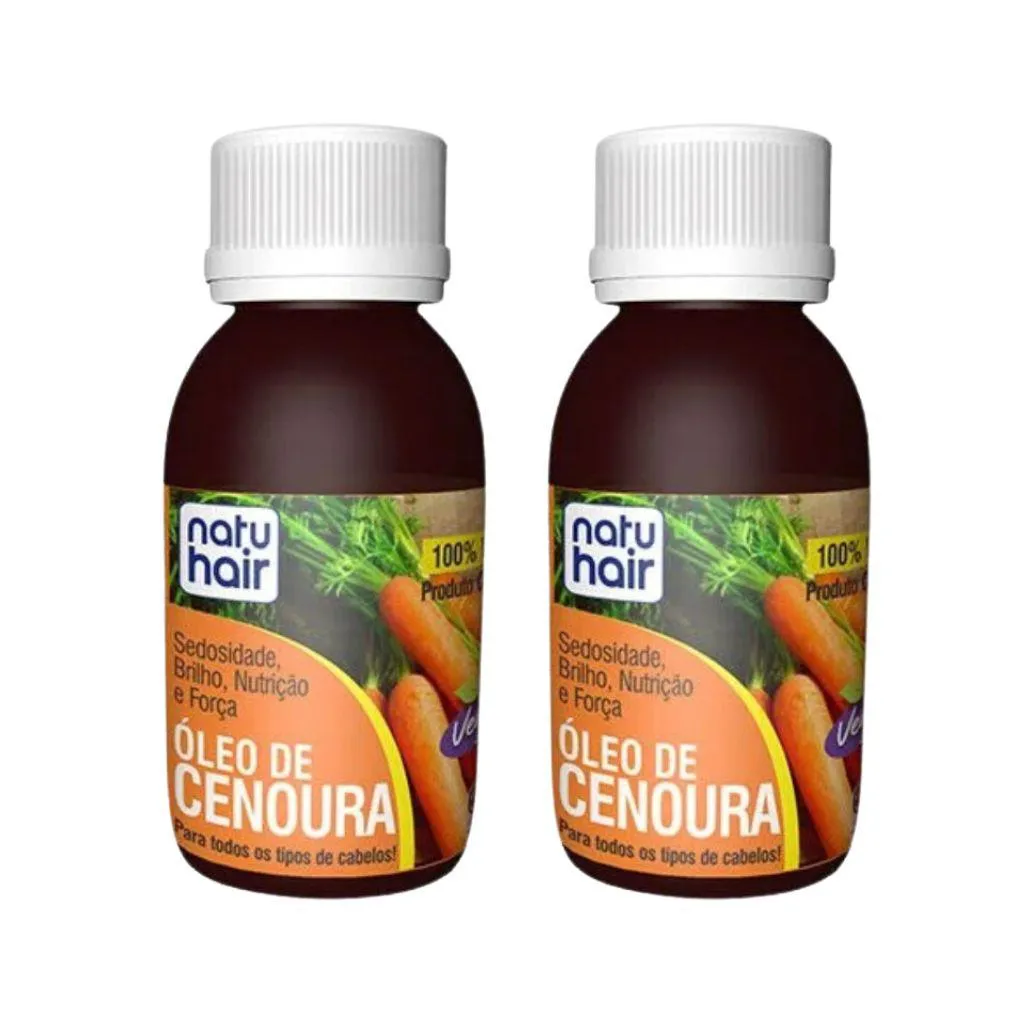 OLEO CAPILAR NATUHAIR 60ML CENOURA - KIT C/ 2UN