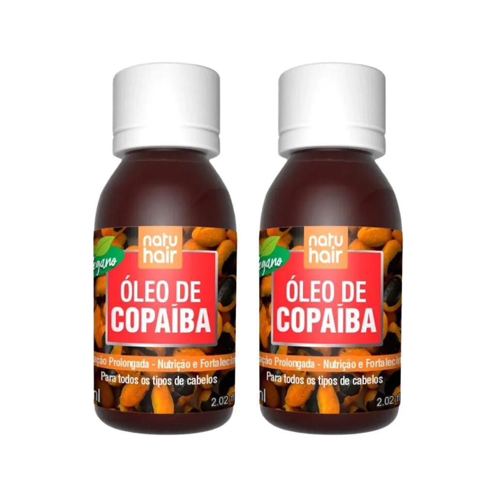OLEO CAPILAR NATUHAIR 60ML COPAIBA - KIT C/ 2UN