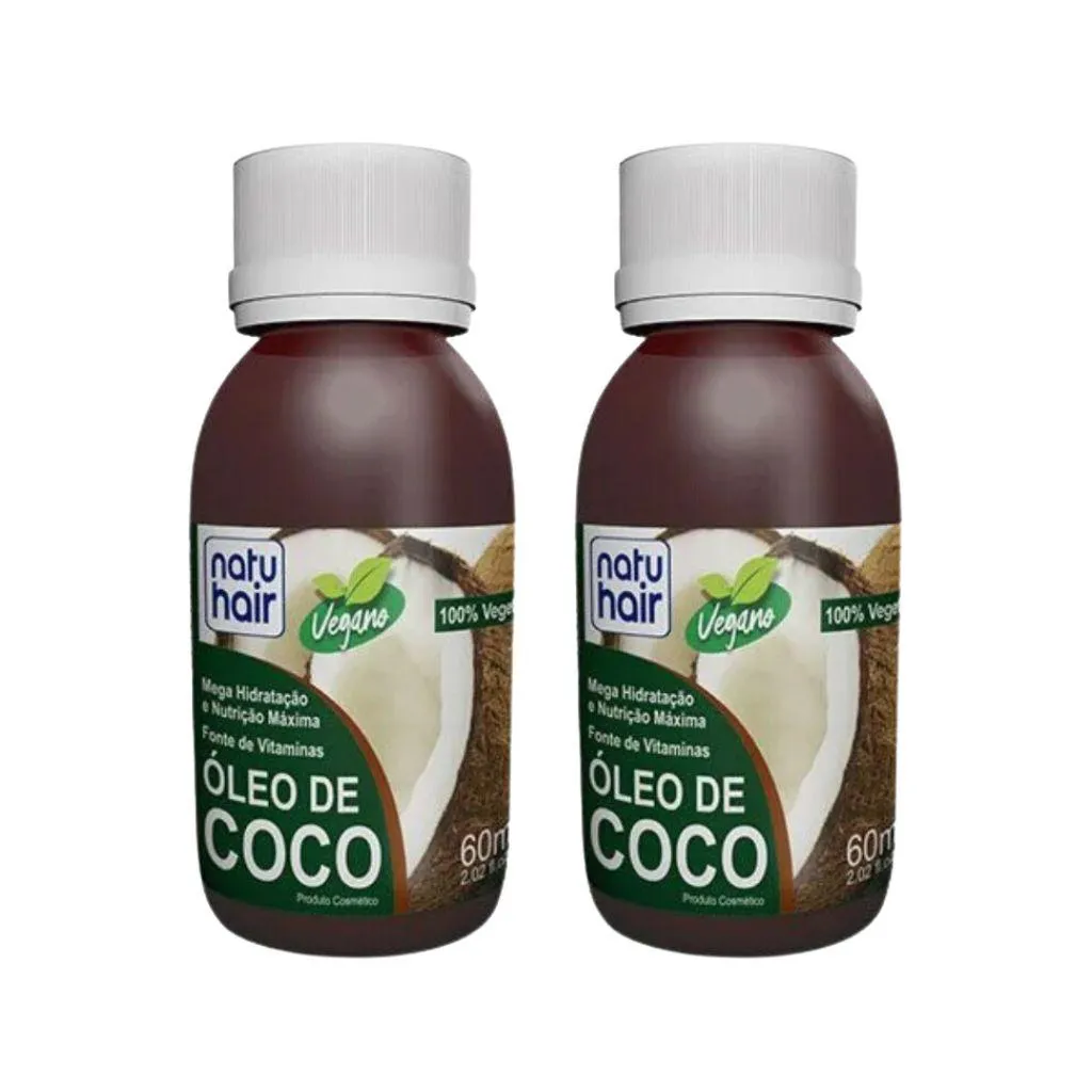 OLEO CAPILAR NATUHAIR 60ML COCO - KIT C/ 2UN