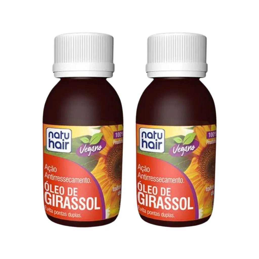OLEO CAPILAR NATUHAIR 60ML GIRASSOL - KIT C/ 2UN