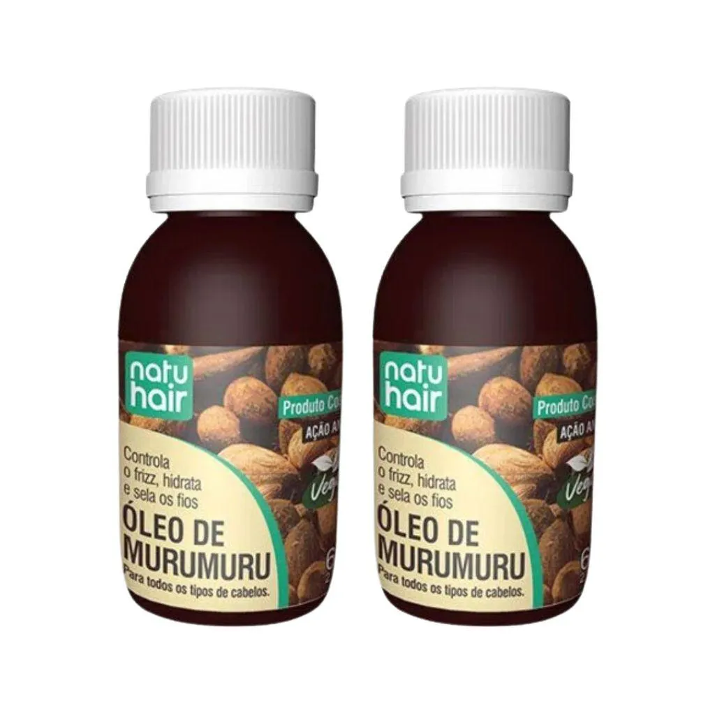OLEO CAPILAR NATUHAIR 60ML MURUMURU - KIT C/ 2UN