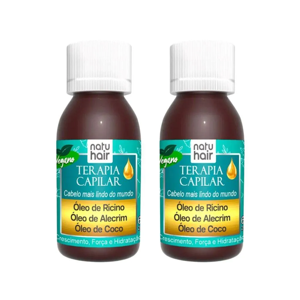 OLEO CAPILAR NATUHAIR 60ML TERAPIA CAPILAR - KIT C/ 2UN