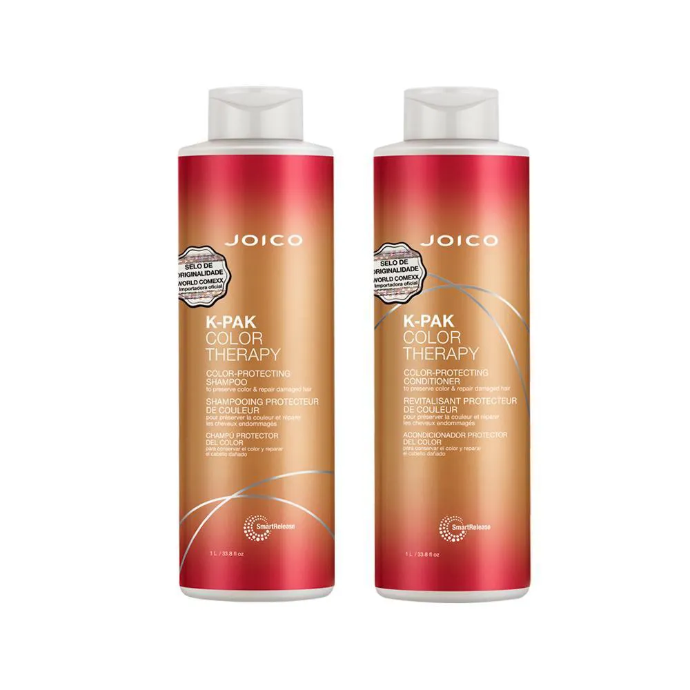 KIT JOICO PROFESSIONAL K-PAK COLOR THERAPY PRESERVE COLOR & REPAIR DAMAGED - SHAMPOO 1000ML + CONDICIONADOR 1000ML
