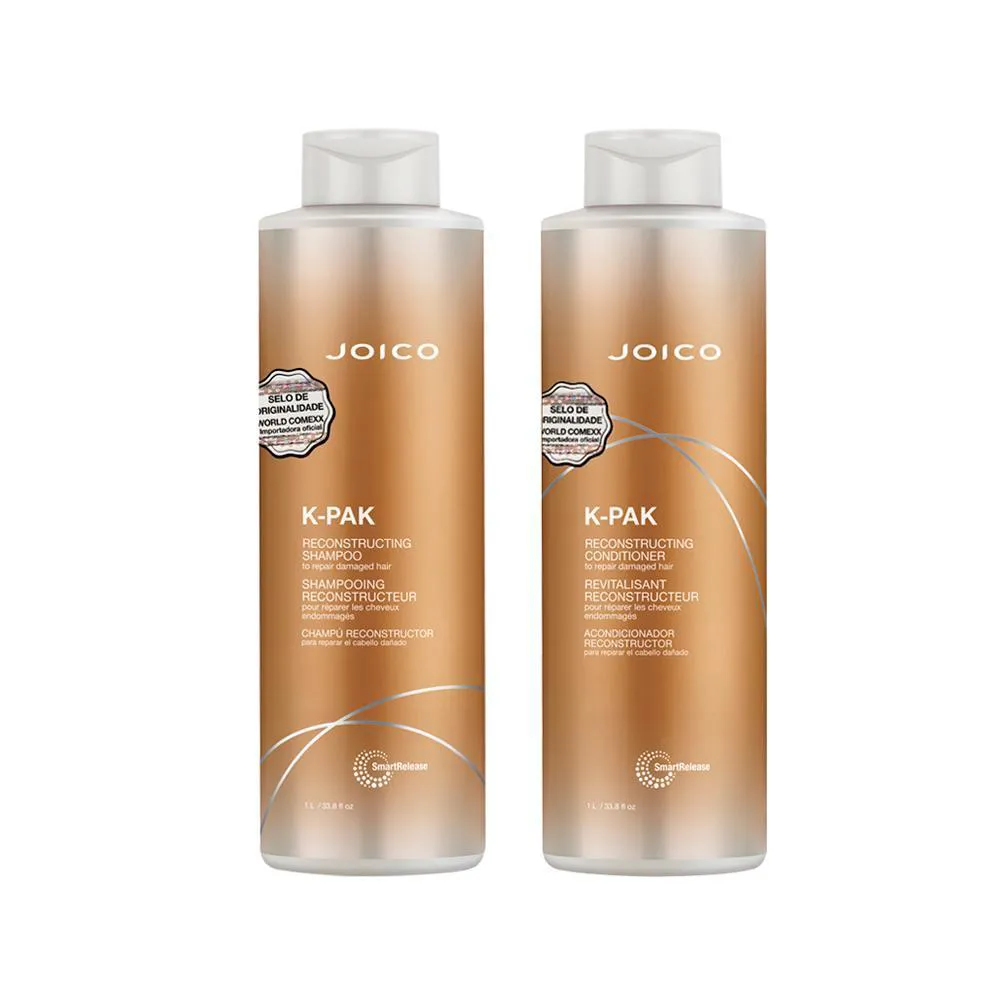 KIT JOICO PROFESSIONAL K-PAK REPAIR DAMAGE RECONSTRUCTING - SHAMPOO 1000ML +  CONDICIONADOR 1000ML
