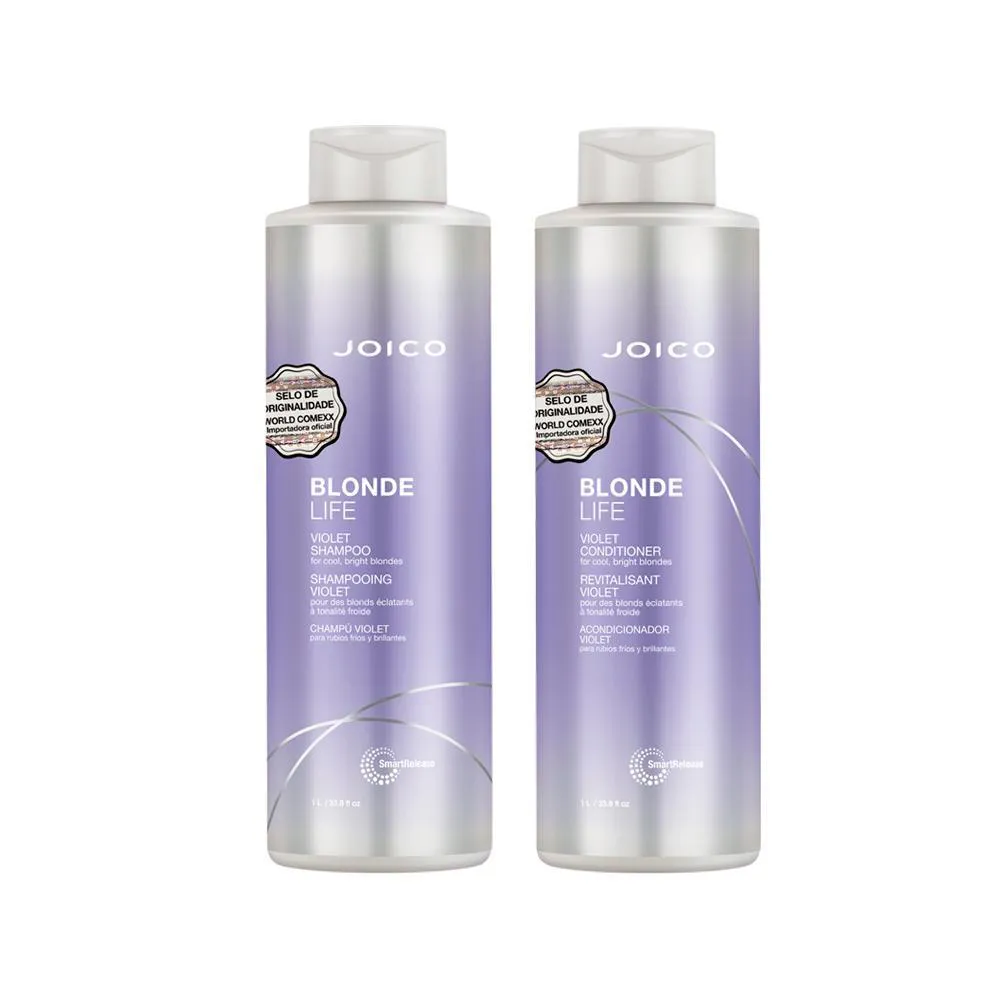 KIT JOICO PROFESSIONAL BLONDE LIFE VIOLET - SHAMPOO 1000ML + CONDICIONADOR 1000ML