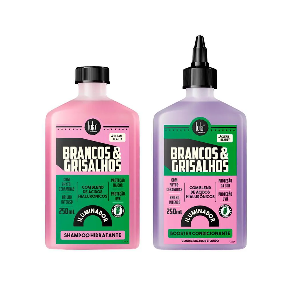 KIT LOLA FROM RIO BRANCOS E GRISALHOS - SHAMPOO 250ML + BOOSTER 250ML