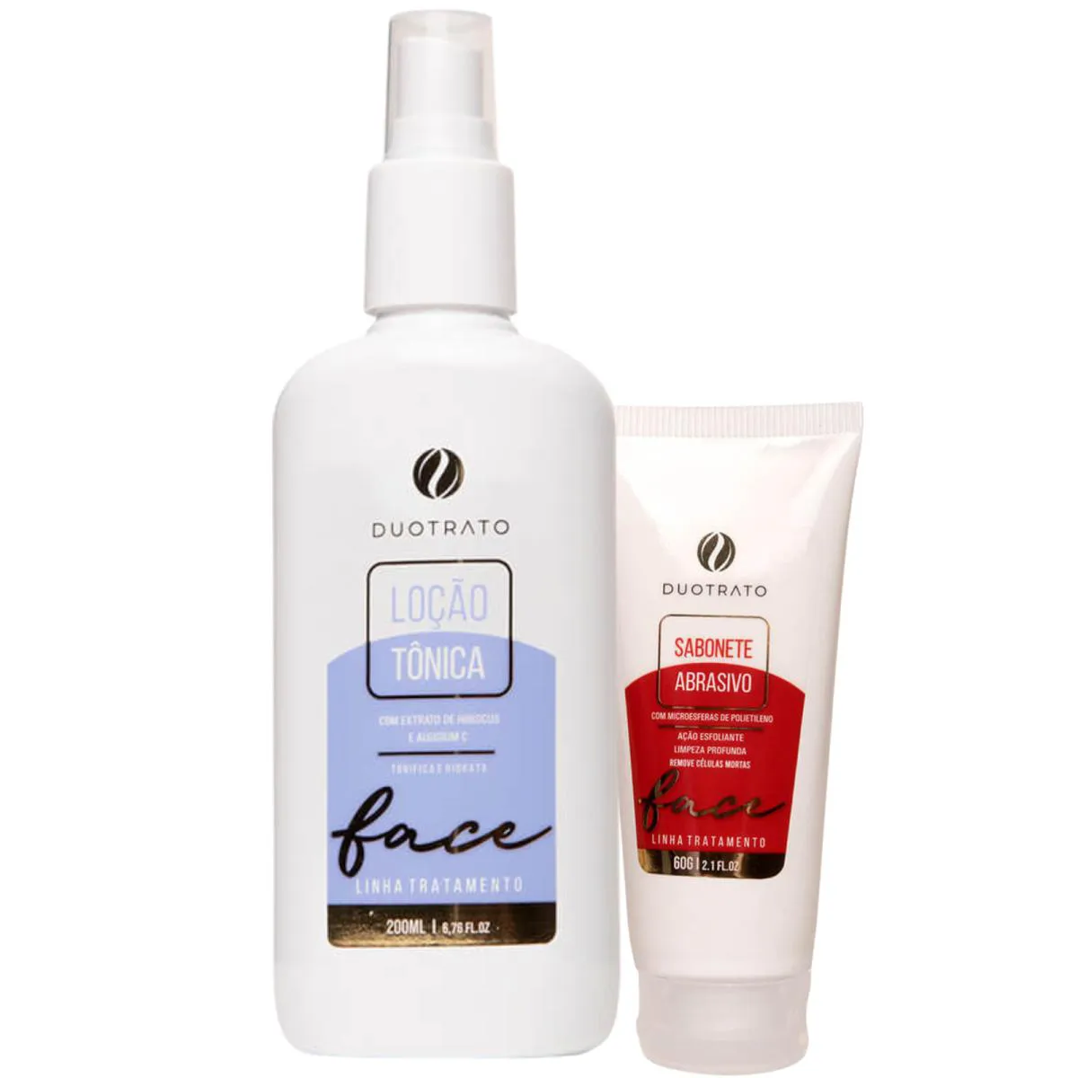 KIT LOçãO TôNICA FACE 200ML - SABONETE ABRASIVO 60G