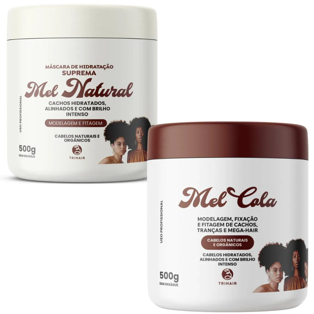 MáSCARA HIDRATAçãO 500G - MEL COLA MODELADOR 500G