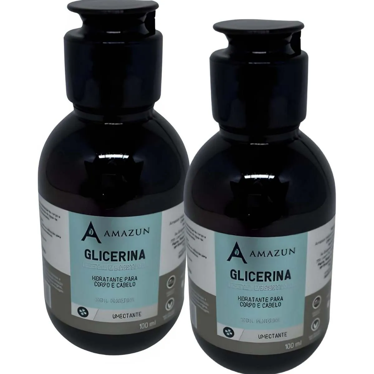 KIT 02 GLICERINA VEGETAL AMAZUN 100ML