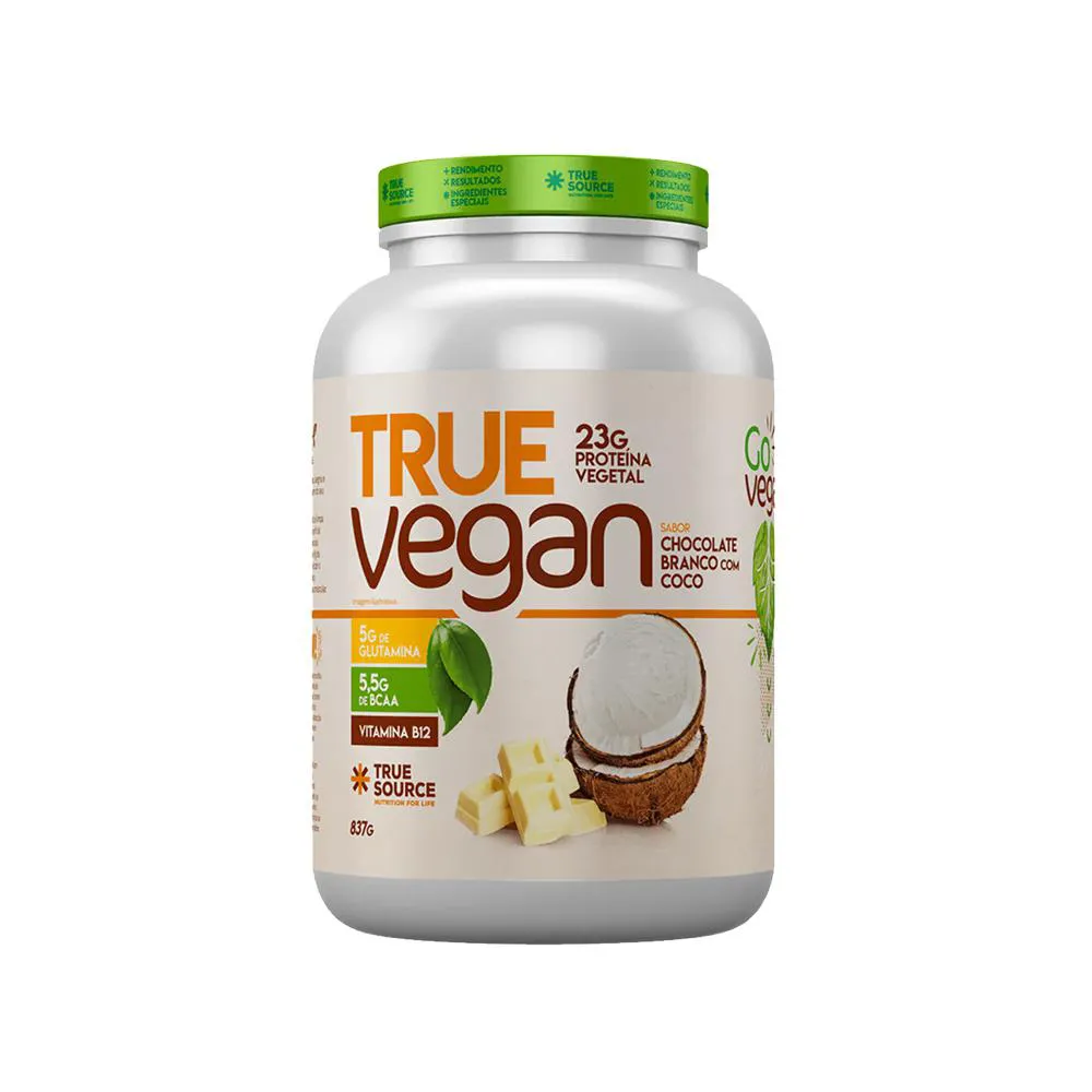 TRUE VEGAN 837GCHOCOLATE BRANCO C/ CCOCO - TRUE SOURCE