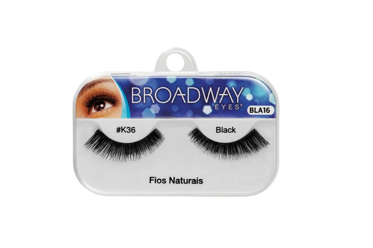 CíLIOS POSTIçOS FIOS NATURAIS K36 - BROADWAY