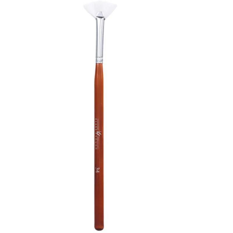 PINCEL MINI LEQUE PARA MáSCARA DE CíLIOS BROWN LINE 34 - KLASS VOUGH