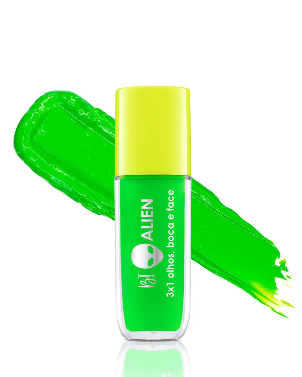BT ALIEN SOMBRA E DELINEADOR GREEN NEON  - BRUNA TAVARES