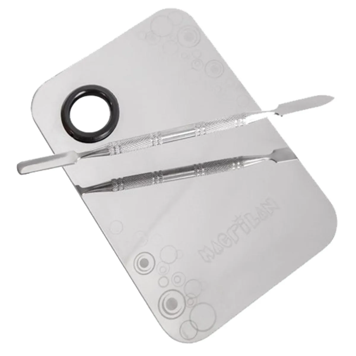 PLACA E ESPáTULA EM AçO INOX AC-03 - MACRILAN