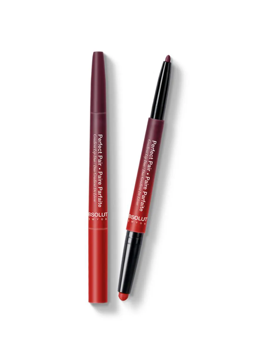 LáPIS LABIAL DUPLO PERFECT -MAçA DO AMOR -ABSOLUTE NEW YORK
