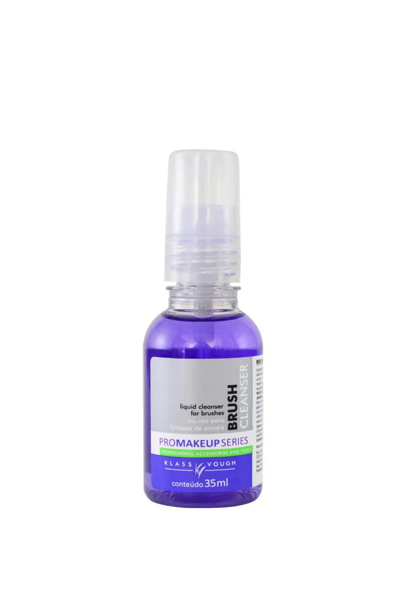 BRUSH CLEANSER - LIMPADOR E HIGIENIZADOR DE PINCéIS LíQUIDO 35 ML - KLASS VOUGH