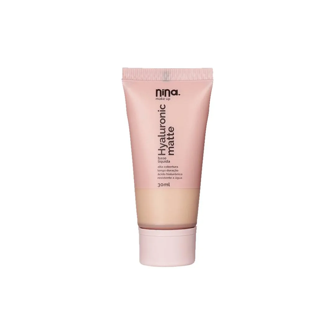 BASE LíQUIDA HYALURONIC MATTE - NINA MAKEUP 05