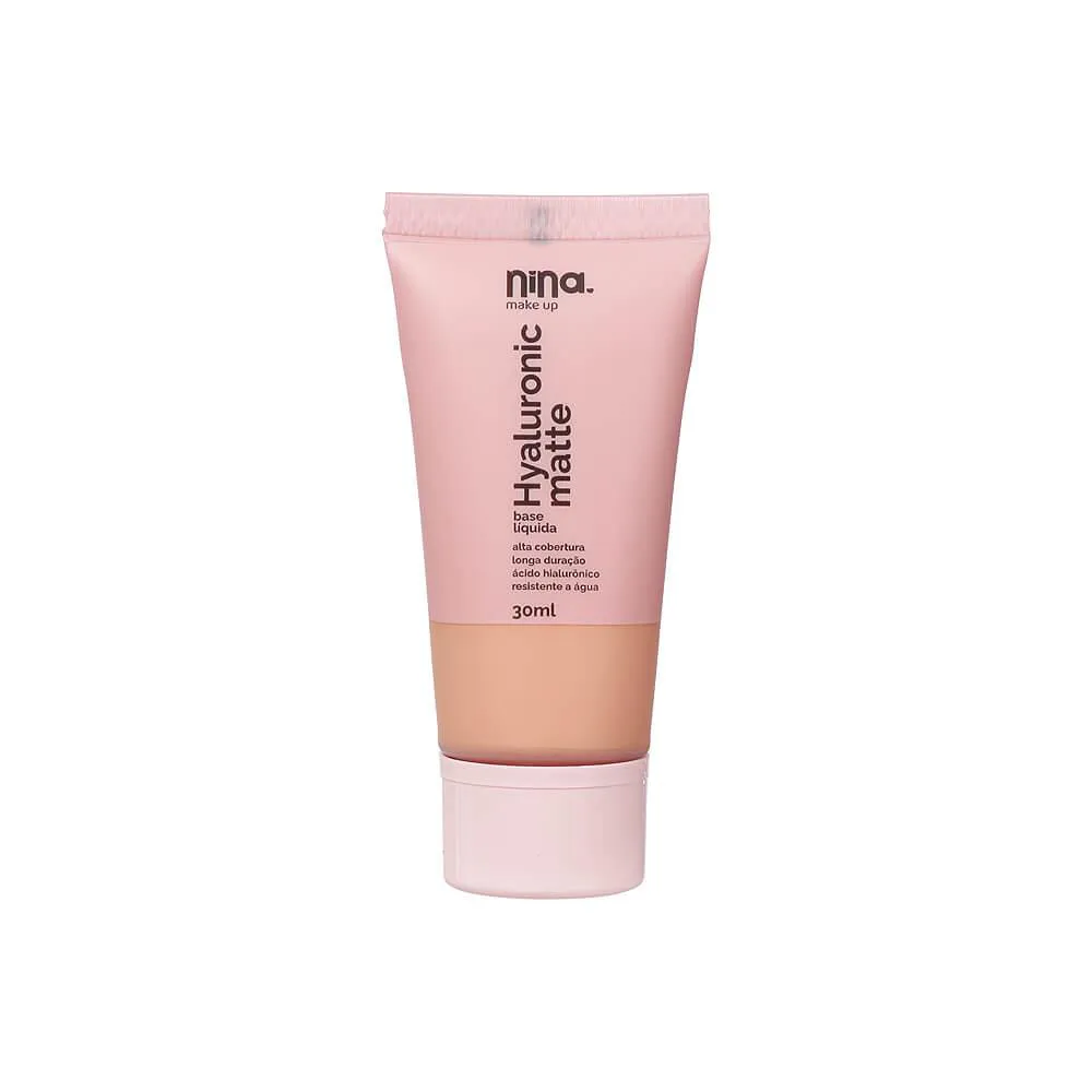 BASE LíQUIDA HYALURONIC MATTE - NINA MAKEUP 2