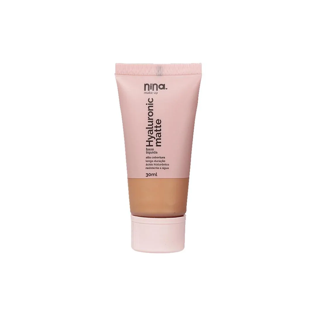 BASE LíQUIDA HYALURONIC MATTE - NINA MAKEUP 5