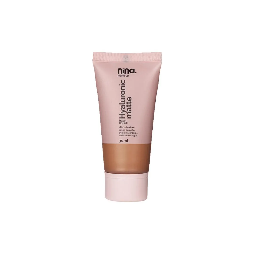 BASE LíQUIDA HYALURONIC MATTE - NINA MAKEUP 55