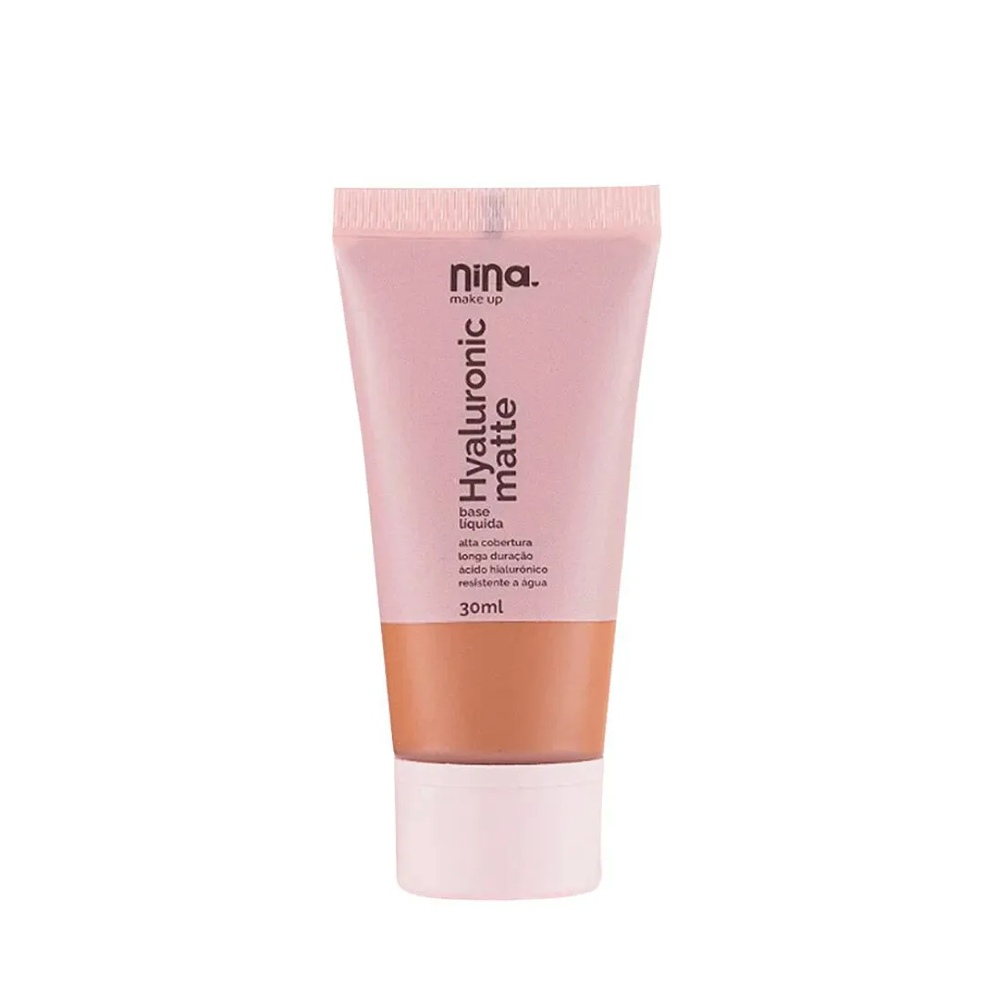 BASE LíQUIDA HYALURONIC MATTE - NINA MAKEUP 6