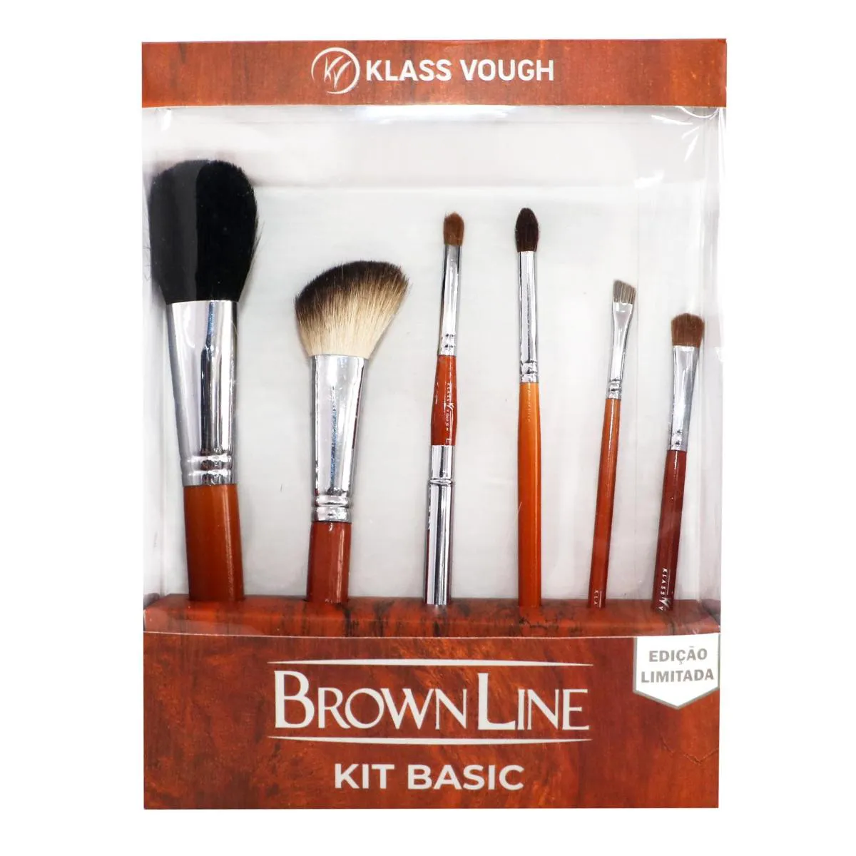 KIT DE PINCéIS BROWN LINE - BASIC - KLASS VOUGH