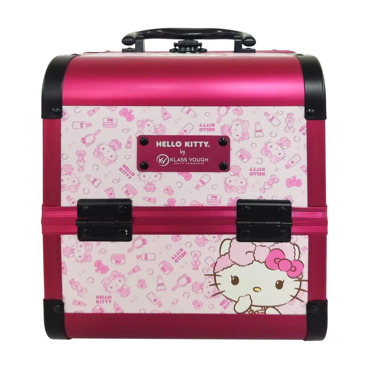 MALETA DE MAQUIAGEM ORGANIZADORA HELLO KITTY - KLASS VOUGH Pink 01