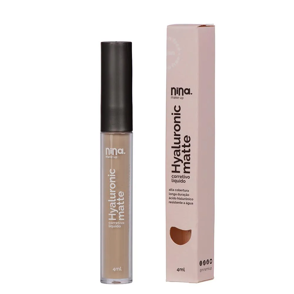 CORRETIVO LíQUIDO MATTE HYALURONIC - NINA MAKEUP 2