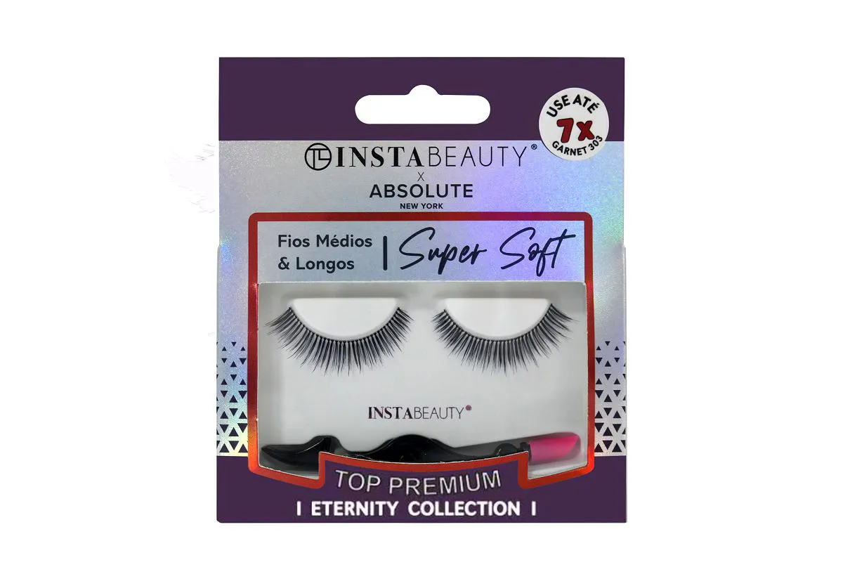 CíLIOS POSTIçOS SUPER SOFT GARNET 303 - ABSOLUTE NEW YORK X INSTABEAUTY