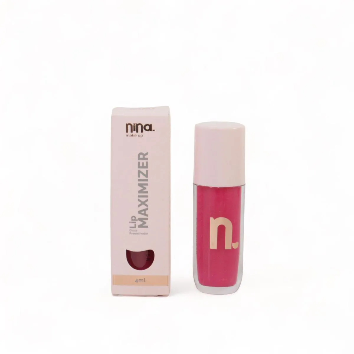 GLOSS LABIAL LIP MAXIMIZER - NINA MAKEUP Framboesa