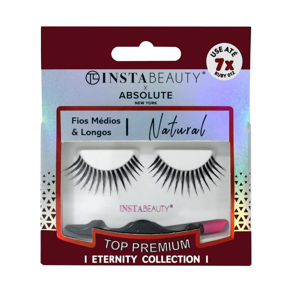 CíLIOS POSTIçOS NATURAL RUBY 012 - ABSOLUTE NEW YORK X INSTABEAUTY