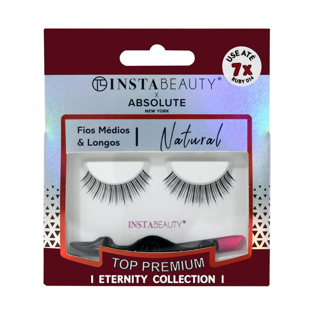CíLIOS POSTIçOS NATURAL RUBY 014 - ABSOLUTE NEW YORK X INSTABEAUTY