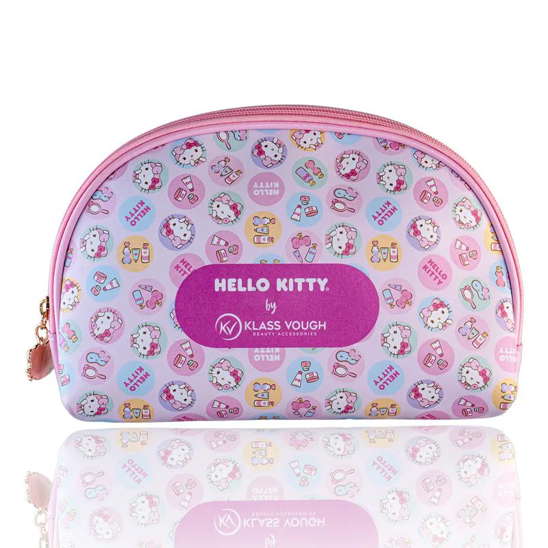 NECESSAIRE COMPACTA ESTAMPADA HELLO KITTY - KLASS VOUGH Rosa