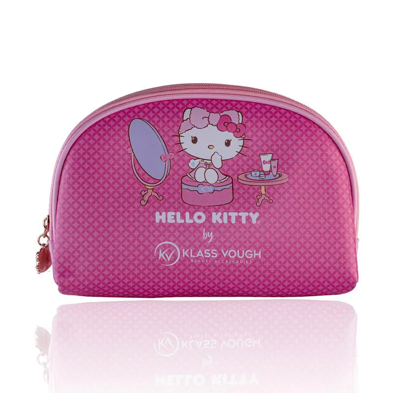 NECESSAIRE COMPACTA ESTAMPADA HELLO KITTY - KLASS VOUGH Pink