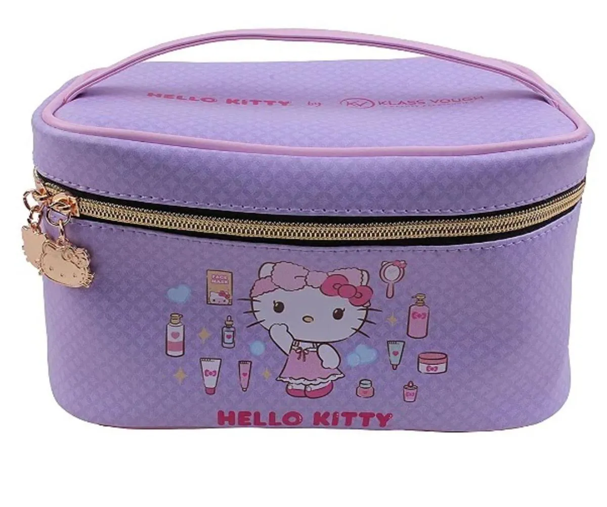 NECESSAIRE ESTAMPADA FUNCIONAL HELLO KITTY - KLASS VOUGH Lilas