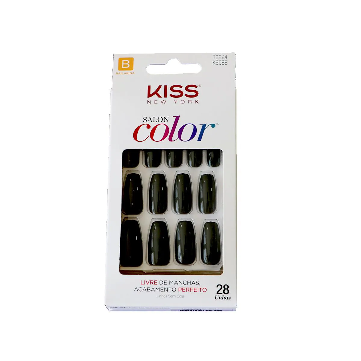 UNHAS POSTIçAS KISS NEW YORK SALON COLOR CURTA - SWEET GIRL