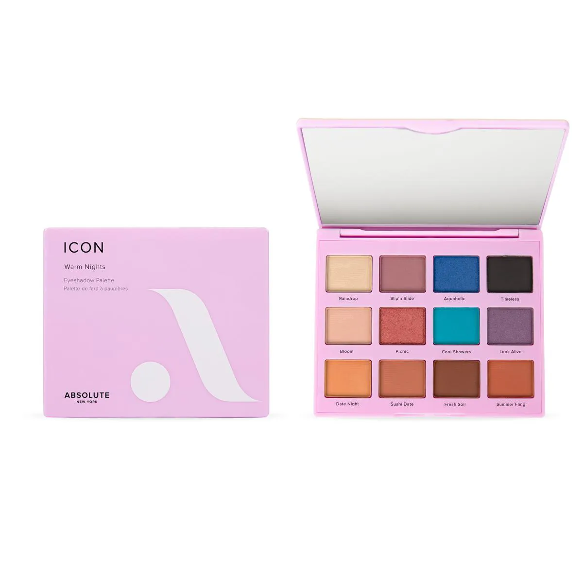 PALETA DE SOMBRAS - NOITES QUENTES - ABSOLUTE NEW YORK