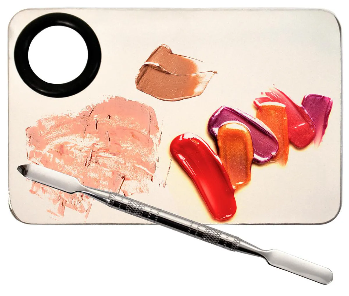 PALETA DE INOX PARA MISTURA DE MAQUIAGEM STRAIGHT - KLASS VOUGH