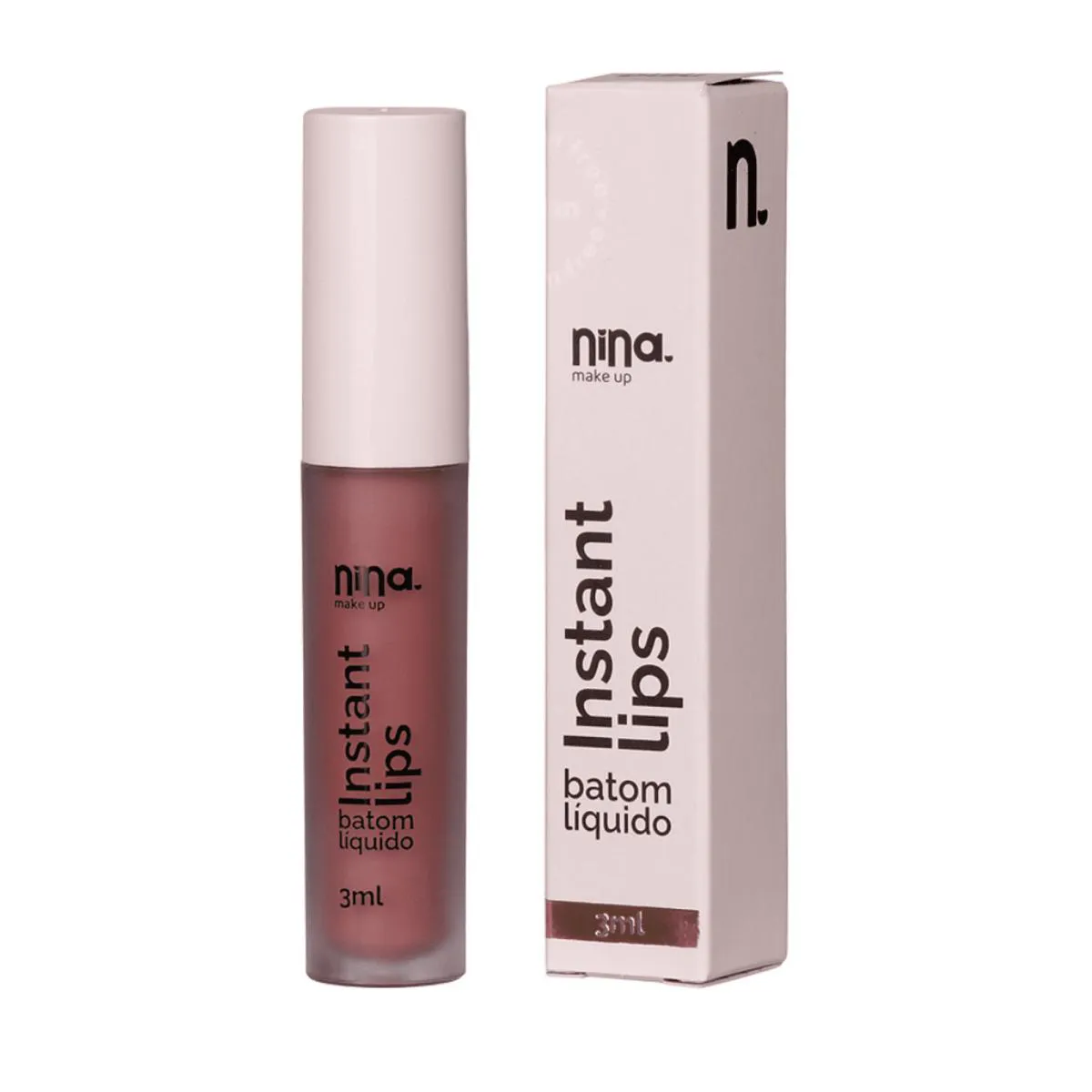 BATOM LíQUIDO INSTANT LIPS - NINA MAKEUP Bride