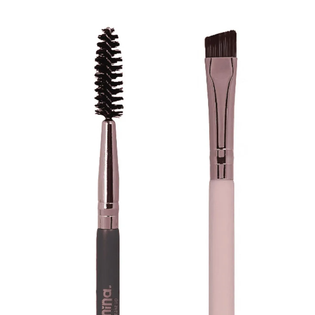 PINCEL PROFISSIONAL DUO PARA SOBRANCELHAS - NINA MAKEUP