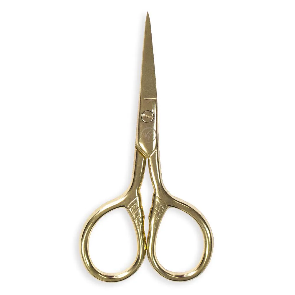 TESOURA DESIGNER DE SOBRANCELHA PEQUENA DOURADA - KLASS VOUGH