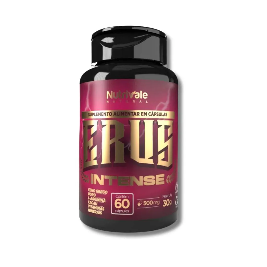 ERUS INTENSE MULHER ORIGINAL NUTRIVALE 60 CáPSULAS SEM Sabor