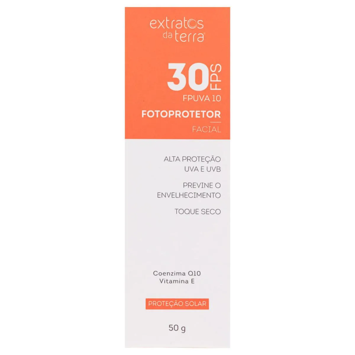EXTRATOS DA TERRA FOTOPROTETOR FACIAL FPS 30 50G
